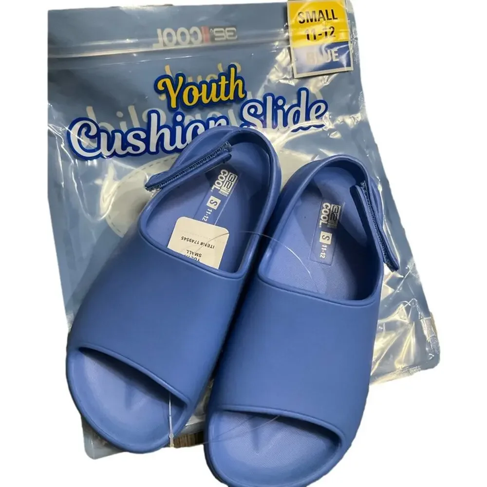 32 Degrees Girls Sandals Cushion Strap Ultra Soft Blue Small NIB